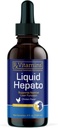 Rx Vitamīni Šķidri Hepato - Šķidri Aknu Atbalsta Papildinājums ar Piena Šistils - Aknu Suņu Papildinājums Bagātināts ar B vitamīna kompleksu - Vistas Flavor (4oz)