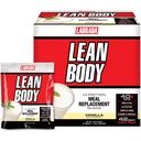 Labrada Lean Body MRP All-In-One Vanilla Ēdienreizes aizstāšana Shake, 40g Olbaltumvielas, Whey Blend, 8g Veselīgi tauki EFA's & Fiber, 22 Vitamīni un minerālvielas, Nav mākslīgas krāsas, Gluten Free, (42 Paketes)