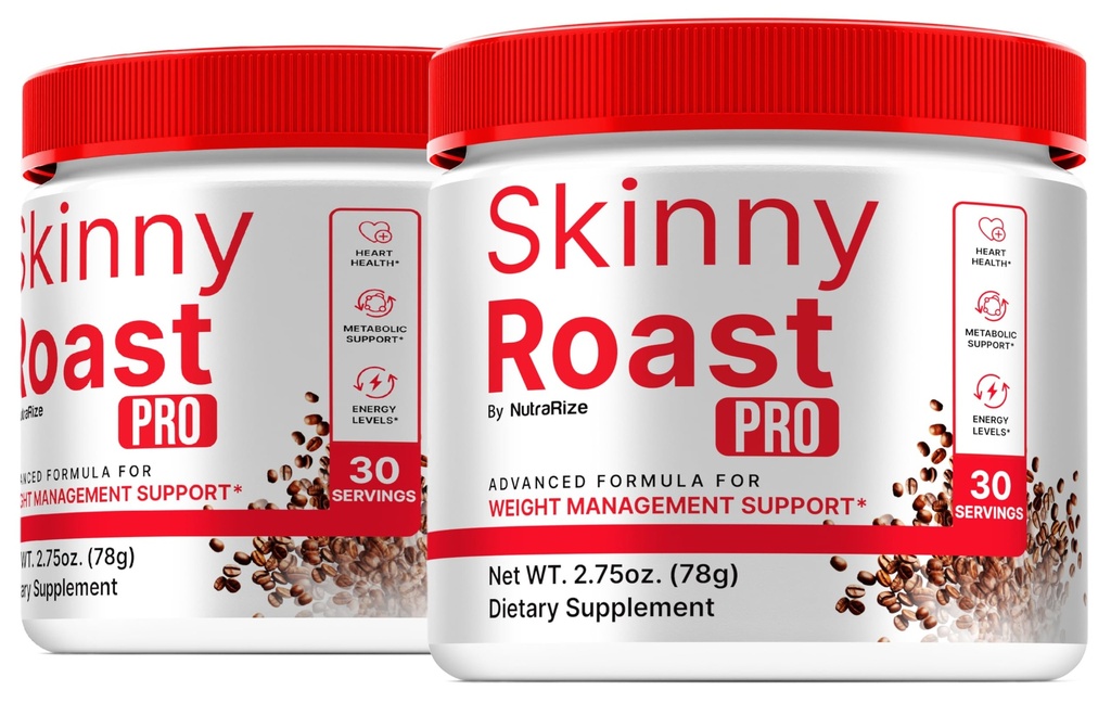 (2 Pack) Skinny Roast Pro - Premium pulveris Formula vispārējai veselībai un fitnesa, SkinnyRoast Pro, lai atbalstītu veselīgu dzīvesveidu un uzturēt enerģiju, Oficiālā Skinny Roast Pro Jar Review (60 Servē)