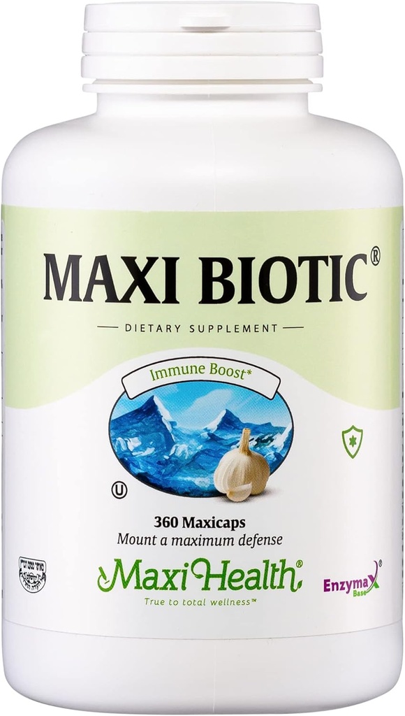 Maksi Veselība - Maxi Biotic Aged Ķiploku ekstrakta kapsulas (360 skaitļa) 