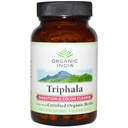 ORGANIC INDIA Triphala Kapsulas Organiskais - augu papildinājums ar Amla, Bibhitaki, Haritaki, Gremošanas un koloniju atbalsts, Imūnsistēmas atbalsts, Adaptogen, Vegan, USDA Certified Organic - 90 kapsulas