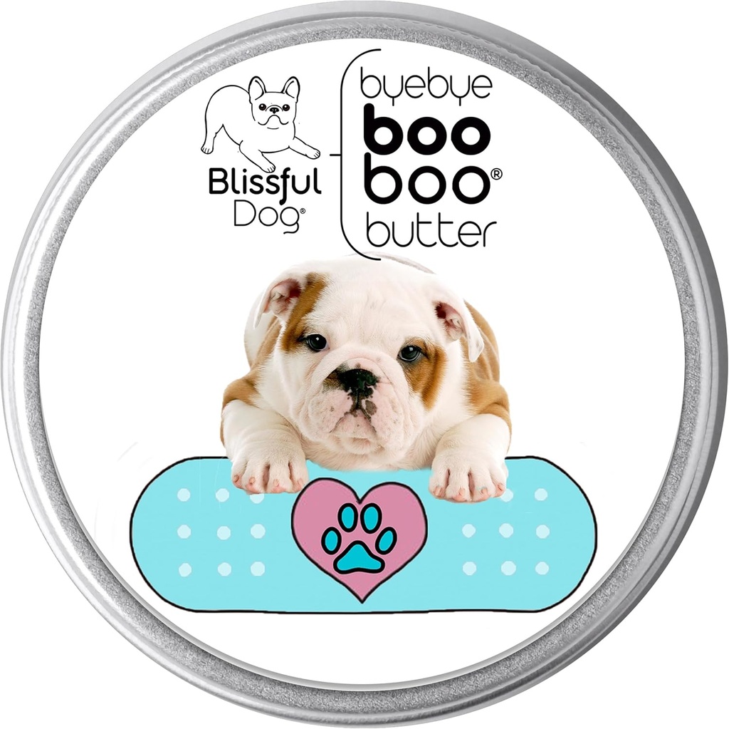 Blissful Dog 2 un TIN Bulldog Booboo sviests