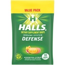 HALLS Defense Asorti Citrus C vitamīna pilieni, vērtība iepakojumā, 180 pilieni