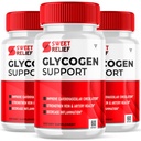 (3 Iepakojums) Sweet Relief Glycogen atbalsts locītavām Asinsvada tīrītājs Releaf, Sweetrelief Glycogen Atbalsta papildinājums Kapsulas, Glucogen O Neil Glyco Optimizer Tīrīšanas kontrole Atjaunot (180 kapsulas)