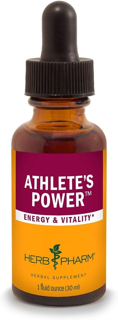 Herb Pharm vieglatlēte Power Liquid Herbal Formula enerģijai un Vitality - 1 Ounce (FSTEROL01)
