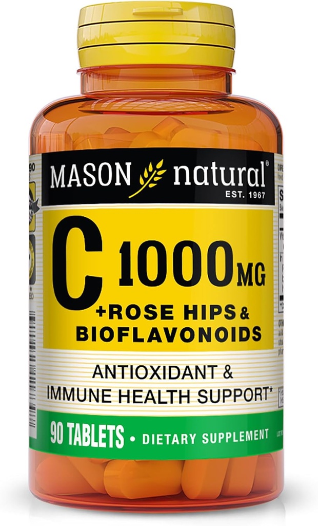 MASON DABAS C 1000 MG Plus Rose HIPS un BIOFLABONOIDS komplekss