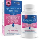 Hyalogic Hairs āda un nagus Hyaluronic Acid Collagen Builder – Delicious Berry Flavored kolagēna Boost košļājamās Lozenges – bez cukura Vegan kolagēns Ideāls, lai uzlabotu savu dabas skaistumu – 30 grāfs