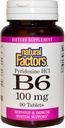B-6 Piridoksīns HCL 100mg Dabas Faktori 90 Tabs