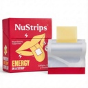 NuStripsTM Ātri šķīstošas enerģijas lentes ar 50 mg kofeīna, L-teanīna un vitamīna B12 – Instant Enerģija un Fokuss bez džitriem vai avārijas – Darbi ātrāk nekā kafija – nomierinošs kanēlis (30 Pack)