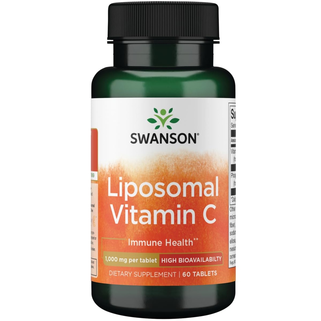 C vitamīns - augsta biopieejamība 1 000 mg 60 tabletes