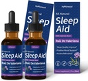 Baldriāna Saknes Miega Atbalsta Drops, Gotas de Manzanilla y Flor de Jamaica y Valeriana para Dormir, Dabas Herbal Extract Šķidrums dziļam miegam. 4oz
