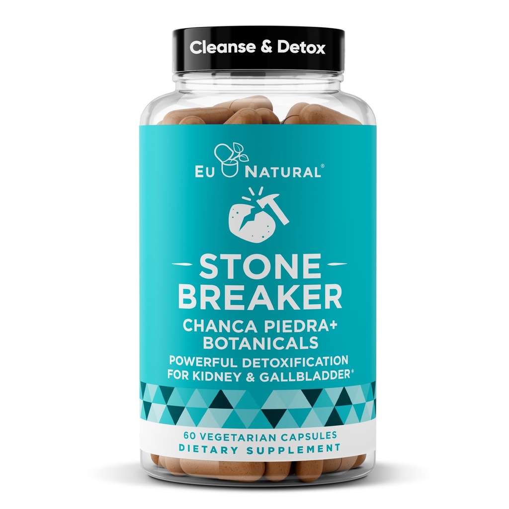 Chanca Piedra Stone Breaker - Original Akmens Breaking Formula ar Selerijas Seed & Pētersburg - Atbalsta Nieres, Žultspūšļa un urīna Tract tīrīšanu, lai palīdzētu Flush Piemaisījumi - 60 Veģetāriešu kapsulas
