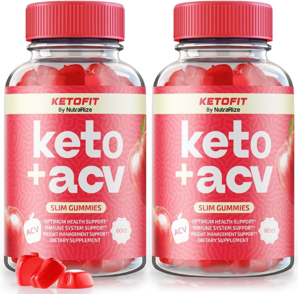 Iepakojums ar 2 Ketofit Advanced Formula svara zudums - Premium Keto ACV Formula, dabas Blend of Keto + ACV Into Gummy, Original Keto Fit Gomitas ikdienas labsajūtu (120 Gumijas)