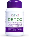Intus Detox -- Colon tīrīt un aknas Detox gremošanas veselībai -- Ayurvedic augu papildinājums, lai atbalstītu Gut veselību, hroniska aizcietējums, uzlabot gremošanas, un nodrošina uzpūšanās atvieglojumu -- 2.5 un