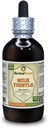 Piena dadzis (Silybum Marianum) Tinktūra, Organiskās žāvētas sēklas Šķidrais ekstrakts (Zirgu nosaukums: HerbalTerra, Proudly Made in USA) 4 fl.oz (120 ml)