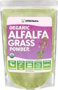 XPRS Nutra Organic Alfalfa pulveris - Premium Vegan papildinājums, kas bagāts ar kalciju, antioksidantiem, vitamīniem - Lauksaimniecības papildinājums bērniem un pieaugušajiem - Vegan Friendly Alfalfa Leaf (16 Ounce)
