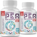 Liposomālais palmitoiletanolamīds 1000 mg + luteolīns 100 mg, mikronizēts pea 99% Ļoti attīrīts - Uzlabota absorbcija un bioloģiskā pieejamība, 120 softgeli