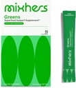 MICHERS Hergreens - Zaļie un veggie pulveris - izgatavots no veselas pārtikas - ar Gremošanas enzīmiem & Kale - Uzturs paredzētas sievietēm - Atbalsts sirdij un aknām - 15 Drink Packets - Āboli un Granātāboli