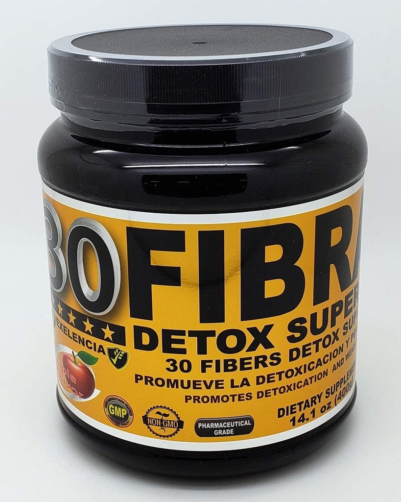 30 Fibras Detox Super- Max 400 grami Diētiskā Papildinājums
