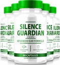 (5 Pack) Klusuma Guardian - Advanced Ausu Formula, Official Formula 360 Dzirdes atbalsts, Visas dabas sastāvdaļas, lai saglabātu auditorijas veselību, KlusumsGuardian Review (300 kapsulas)