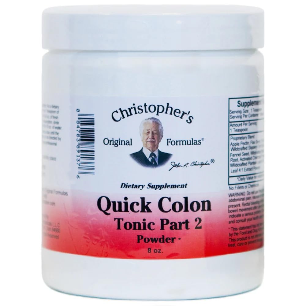 Dr. CHRISTOPHER'S, tīrīt Quick Colon D-Tox pulveris - 8 oz
