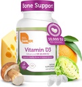 Zahler - Advanced vitamīns D3 10 000 SV Softgels (120 grāfs) Košera veģetārietis D vitamīns imūnās sistēmas atbalstam, kauli, zobi un muskuļu veselība - D3 dienā Vitamīnu papildinājums pieaugušajiem - Viegla norīšana