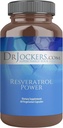 Resveratrol Power, Dr. Jockers, ar imūno atbalstu, anti-Aging, svarīgi ādas veselībai, Trans Resveratrol, 200 mg, 60 dienu piegādes