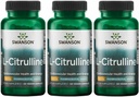 Swanson L-citrulīns - Dabīgs papildinājums Sirds un asinsvadu veselības un enerģijas veicināšanai - palīdz palielināt cirkulāciju - (60 kapsulas, 850mg katra) (3 iepakojums)
