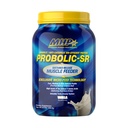 Maksimālais cilvēka snieguma Probolic-SR ilgstošas atbrīvošanas proteīna pulveris, 24g proteīns, BCAAs, glutamīns, arginīns, pirms-darbs, pēc-darbs, nakts proteīns, 2lbs, 26 Kalpo, Vanilla