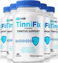 (5 Pack) Tinnifix kapsulas - Uzlabota dzirdes atbalsta formula, Tinnifix tabletes, lai saglabātu veselīgu dzirdi, visi dabas Tinnifix pilnīgai ausu veselībai, Oficiālais Tinni Fix pārskats (300 kapsulas)