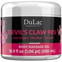 Dulàc - Velna Claw 98% Cream maksimālais spēks 16.9 Fl Oz, dabas locītavu un muskuļu relaksieris krēms atkārtotas muskuļu un locītavu sāpes, bagātināts ar mentolu par vēsu efektu