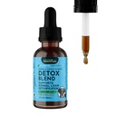 Dzīvnieku Essentials Detox Blend - Aknu Atbalsts suņiem un kaķiem, Aknu Papildinājums, Augu formula, Cilvēka Grade Herbs, Dzīvnieku labsajūtu Toniks - 2 Fl Oz