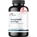 OmegAval Synergy - Omega komplekss pieaugušajiem - Omega 3-6-7-9 Taukskābes no berzes un makadāmijas eļļas + triglicerīda (TG) Zivju eļļa ar DHA & EPA (60 Softgels)