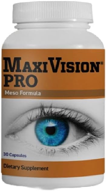 MaxiVision® PRO Mezo Formula - Mezozeaksantīns - Luteīns - Zeaksantīns - 30 kapsulas, 1 pudele (30 kapsulas, 30.00, Skaits)