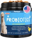 Probiotikas suņiem, Dog Probiotic Chews for Gut Immunity Veselība Rauga niezošs ādas ausīm Kucēna Probiotikas Gremošanas Fermenti ar prebiotikām Košļājams Samazināt Caurejas gāzes Alerģijas