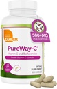 Zahler C vitamīns 500mg - C vitamīns 500mg kapsulas ar bioflavonoīdiem - maigs vēders - Imūnsupport - bez lipekļa Ne-GMO VIT C 500mg C vitamīna papildinājums pieaugušajiem (250 grādos)