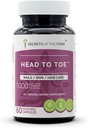 Novadīt uz Toe 60 kapsulas, 1000 mg, Chamomile, Witch Hazel, Pot Marigold, Turmeric, Sting Nettle, Rosemary. Nagi/ādas/ādas kopšana (60 kapsulas)