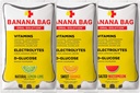 Banana Bag šķīdums iekšķīgai lietošanai Packets – Variety Pack 15pk - A Atsvaidzinošs Blend of Electrolytes, C vitamīns, un B-Complex -Complex -Cafted hidratācijas un enerģijas jebkurā laikā, vai mājās, Darbs, vai Go