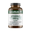 NutraMedix C vitamīns 1000mg - Antioksidanti Papildinājums Imūnsupportam un sirds veselībai - C vitamīns no askorbīnskābes - Vegāns, ne-ĢMO (120 Veģetārās kapsulas)