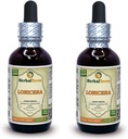 Lonicera (Lonicera Japonica) Tinktūra, Žāvēti ziedi Šķidrais ekstrakts (zīmuļa nosaukums: HerbalTerra, proudly made in USA) 2x2 fl.oz (2x60 ml)