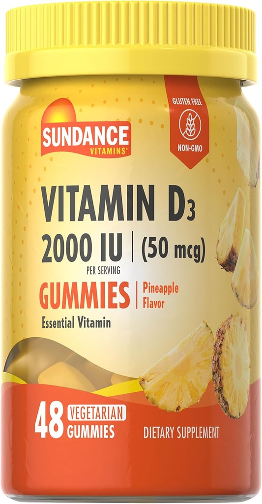 Sundance vitamīns D3 Gumijas 