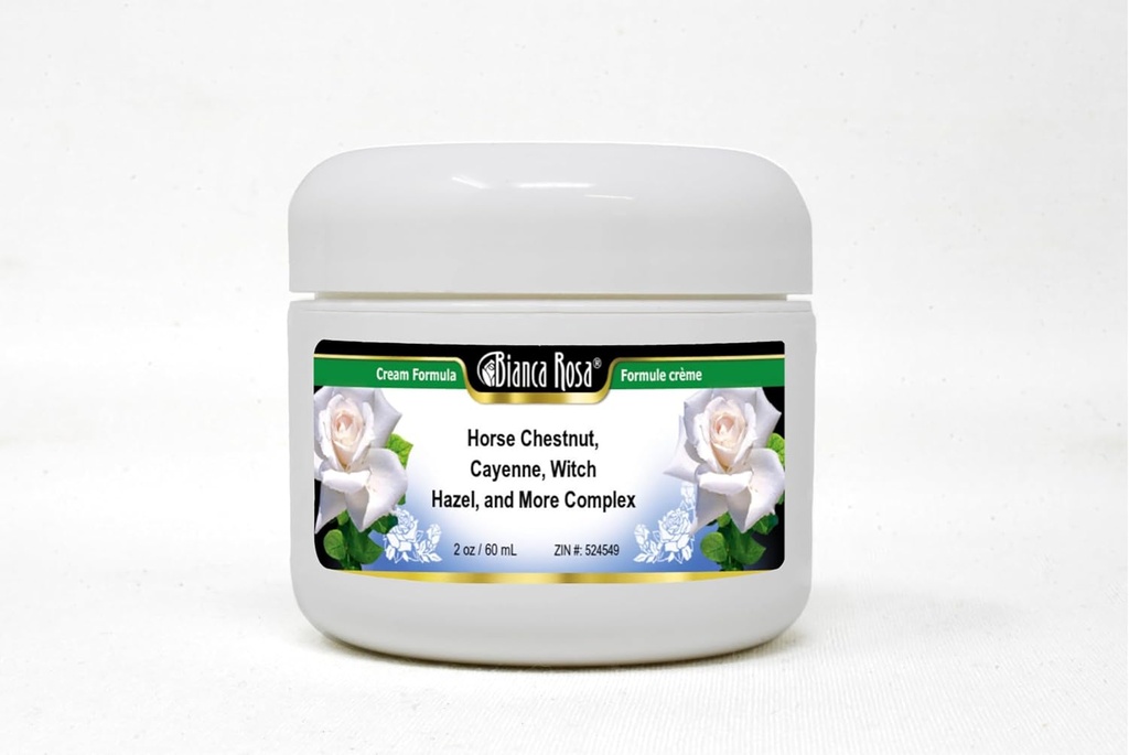 Bianca Rosa Horse Castnut, Cayenne, Witch Hazel un Complex Cream (2 oz, ZIN: 524549) – 2 iepakojumi