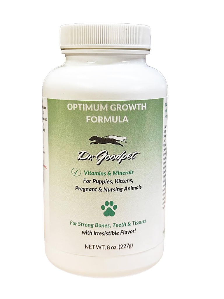 Dr. Goodpet Optimum augšana - visi dabas Kitten & Puppy Care Multi-Vitamīnu / Minerāls pulveris
