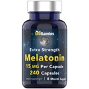 tnvitamīni Melatonīns 15 MG kapsulās (240 kapsulas) 