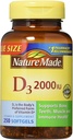 Nm Vit D 2000iu izmērs 250ct Daba Ražots vitamīns D 2000iu 250ct