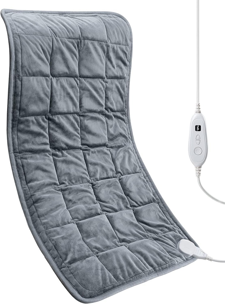 Svērts apkures Pad 17'x 33" XXXL Elektriskā apsildes Pad muguras sāpju atvieglošanai, 5LBS ar 6 siltuma iestatījumi 2H Auto-Off Siltuma Pad plecu bruņām Kājas Mazgājami