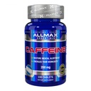 ALLMAX Uzturs kofeīna tabletes, ilgstoša enerģija & pirms treniņa Psihiatriskā fokusa, ātra absorbēšana un vegan, 200 mg, 100 tabletes