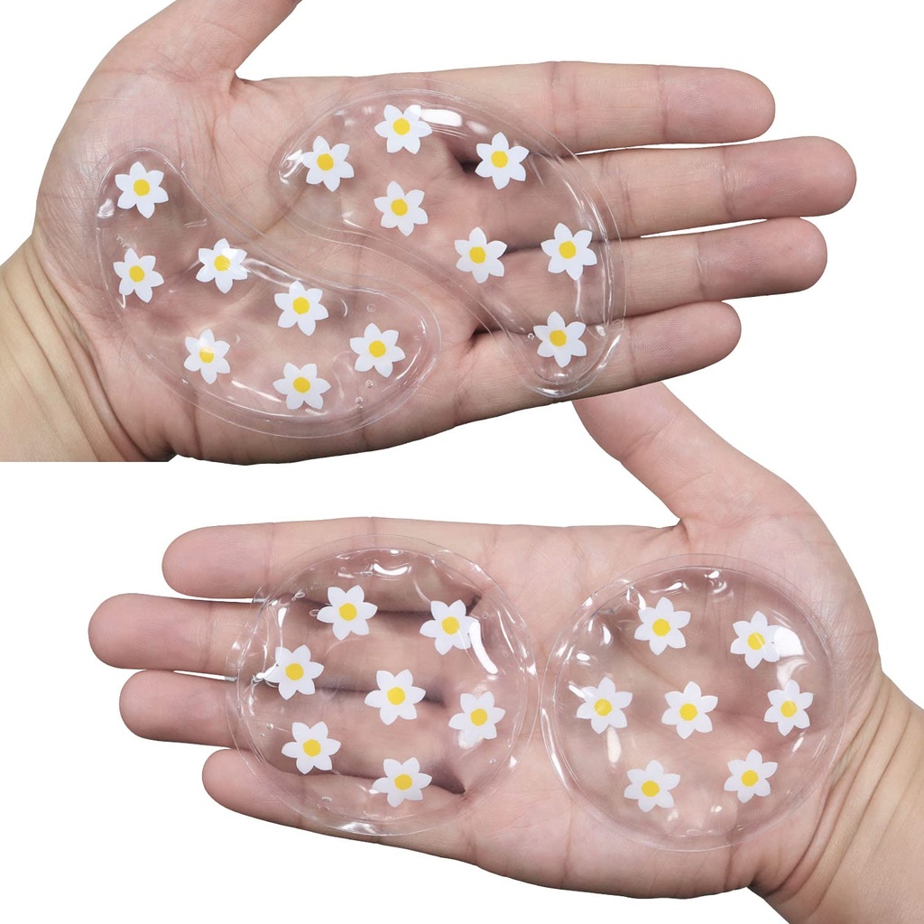 ZNÖCUETÖD Gela ledus iepakojums Atkārtoti lietojams Dzesējošo acu paliktņi un zem acu patches,ye karstās aukstās apstrādes iepakojums apsārtumu, Pain Relief and Acu Relax