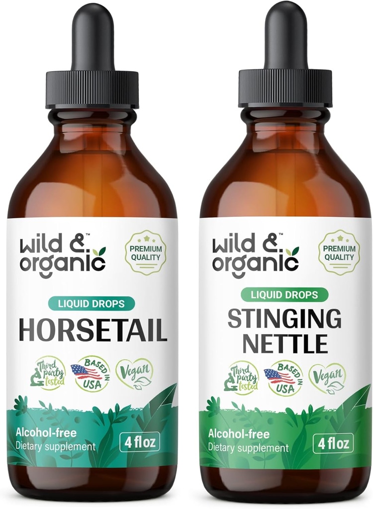 Savvaļas un bioloģiskie zirgu dzimtas dzīvnieki Tinktūra 4 fl oz & Stinging Nattle Root Tinktūra 4 fl oz