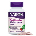 Natrol ātra Melatonīna 10 mg šķīdināšana, Miega atbalsts pieaugušajiem